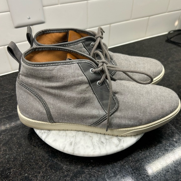 Express Canvas Gray Hightop Size 11 - Picture 4 of 7